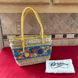 Brighton Louisa Cornhusk Tote Straw Summer